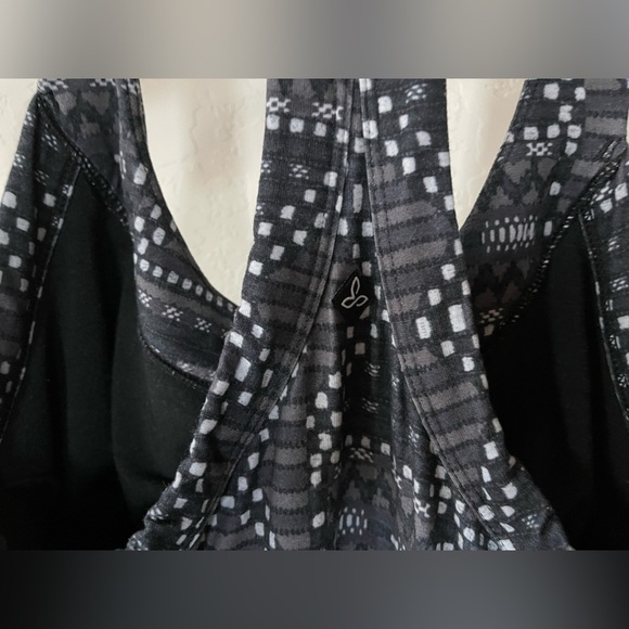 Prana geometric black tank dress, size small! Athleisure, Comfort & Lounge••• - Picture 9 of 16